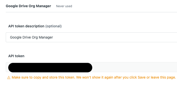 Generate an API key in Zendesk to allow Google Sheets access your orgs